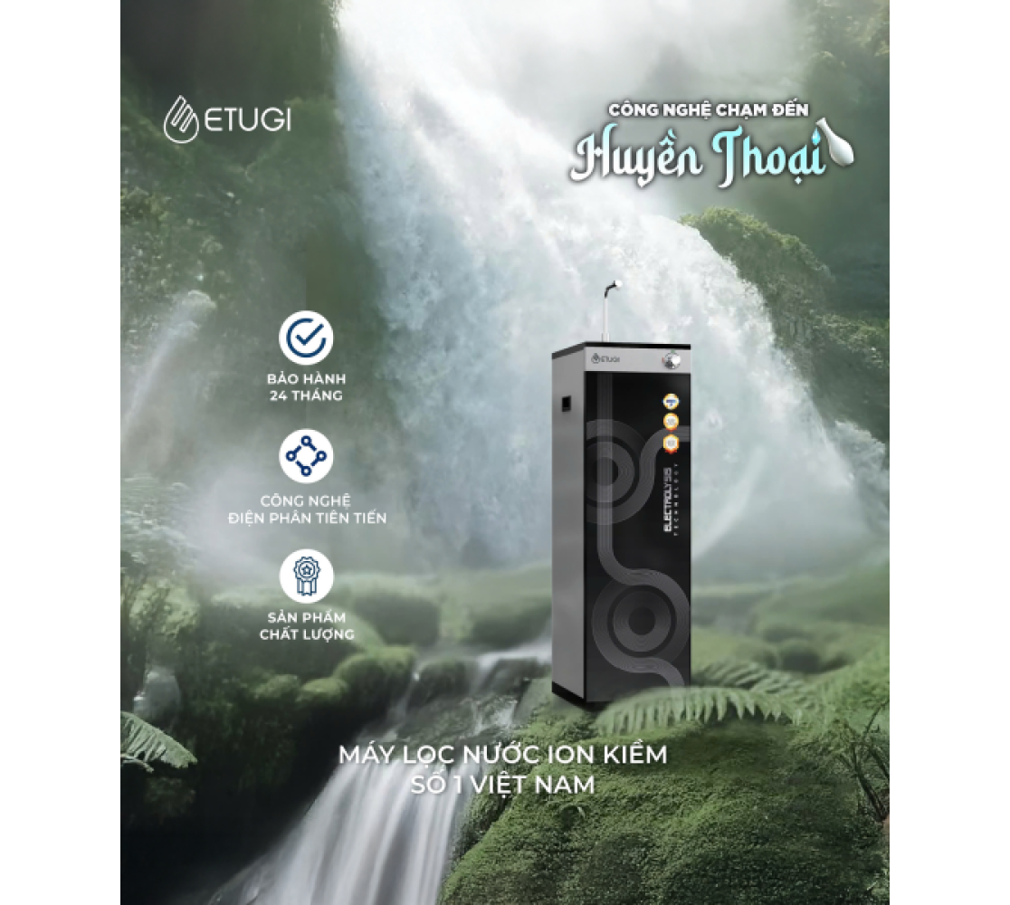 Máy Lọc Nước Ion Kiềm ETUGI ETG102T-SX