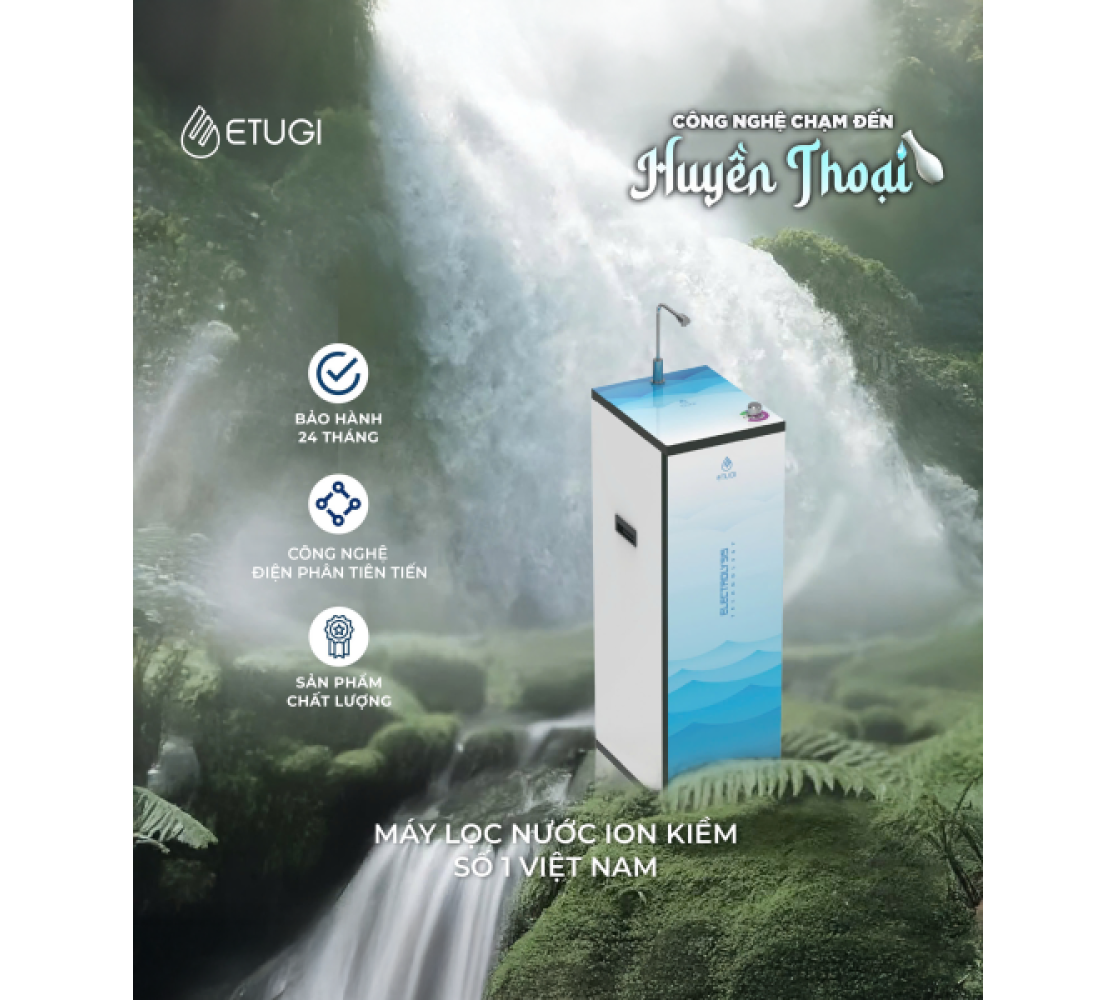 Máy Lọc Nước Ion Kiềm ETUGI ETG102T