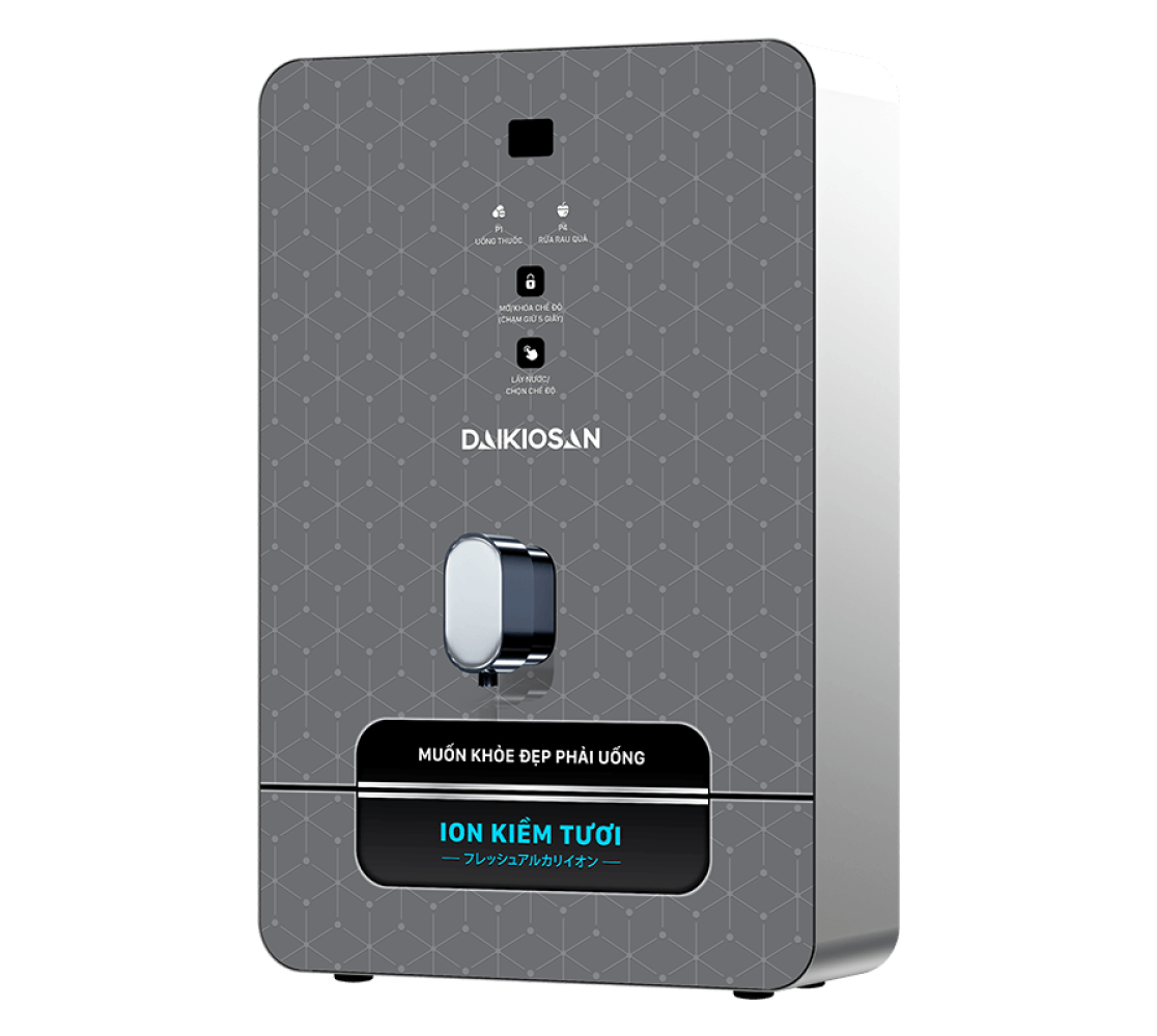 Máy biến đổi nước RO thành nước Ion kiềm tươi - từ trường Daikiosan DN069